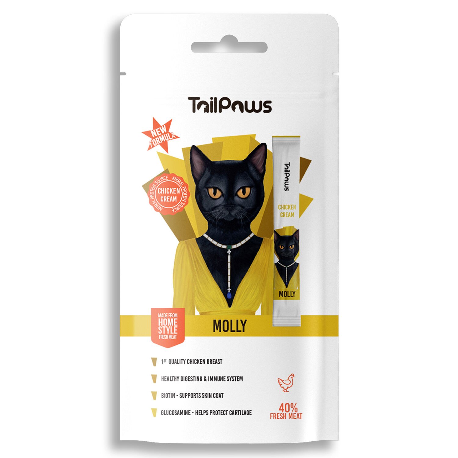 MOLLY - CHICKEN 15 g x 4