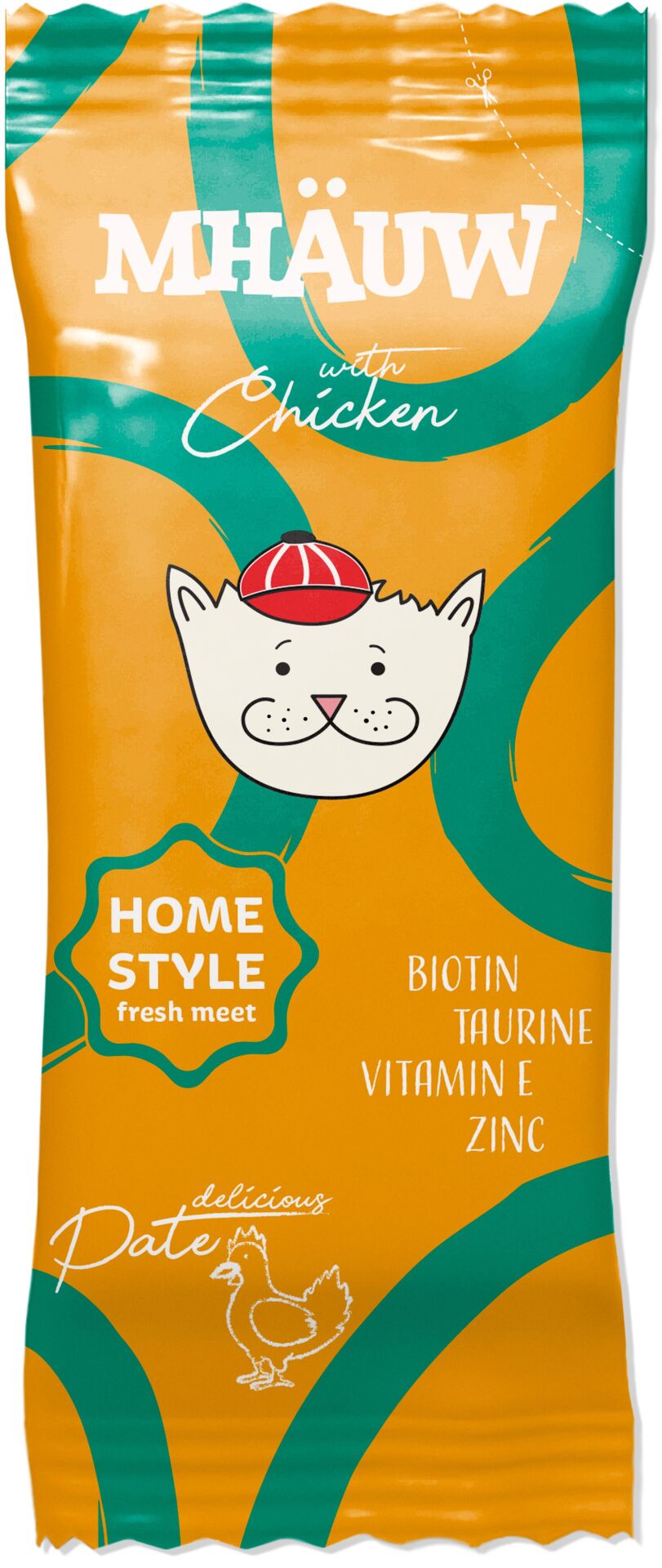 MHAUW POUCH PATE CHICKEN 80 G X 33