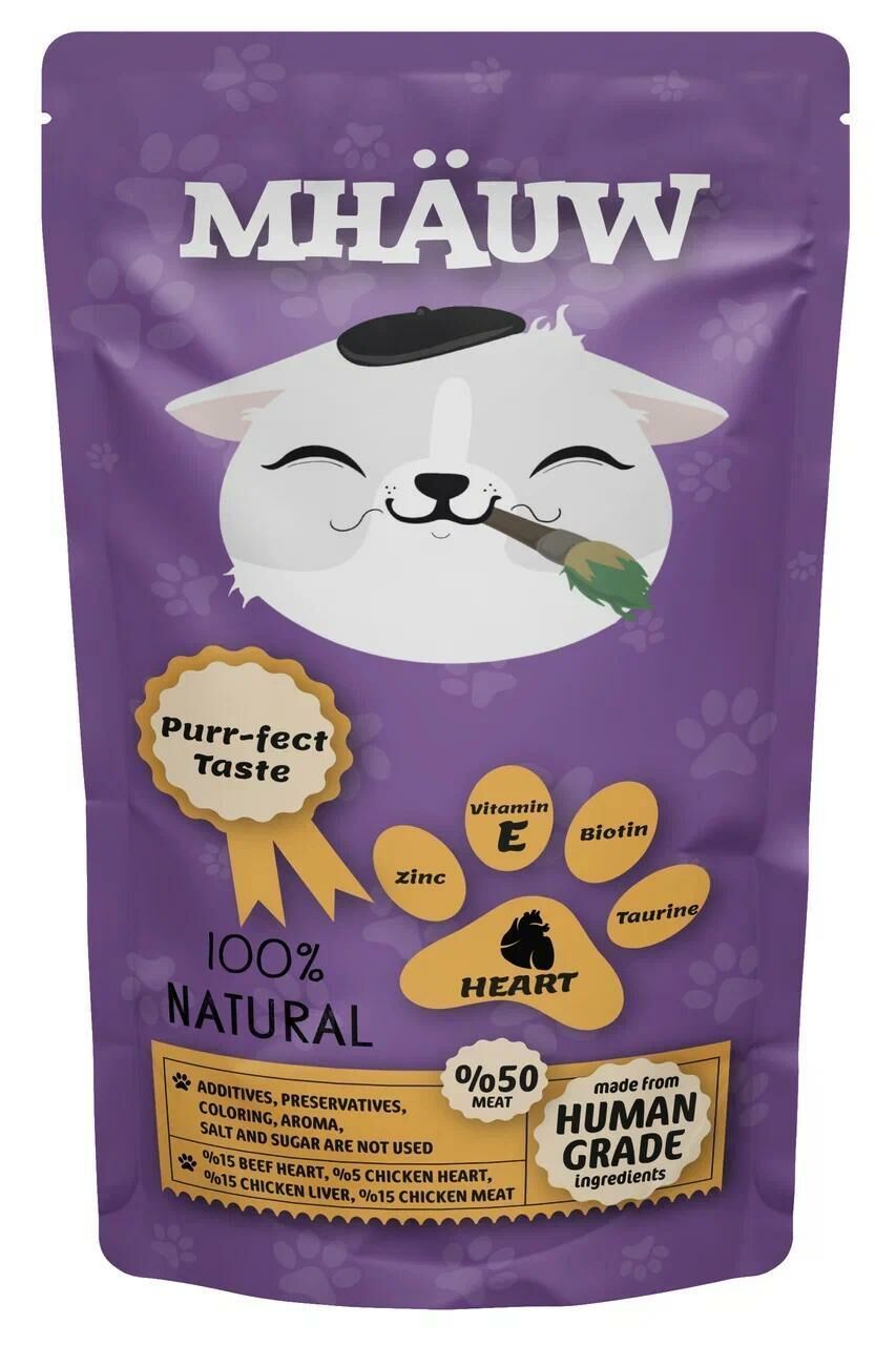 MHAUW HEART  80 G X 24