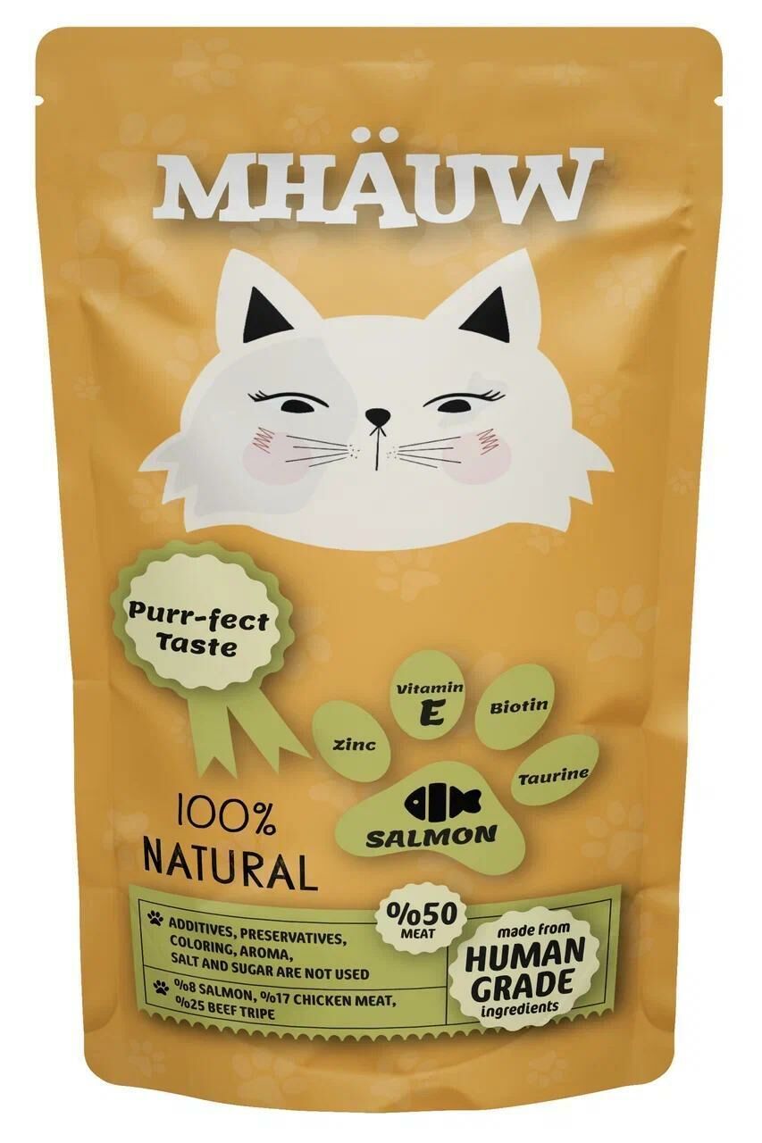 MHAUW SALMON  80 G X 24