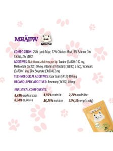 MHAUW SALMON  80 G X 24