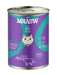 MHAUW CAT CANNED PATE BEEF 400 G