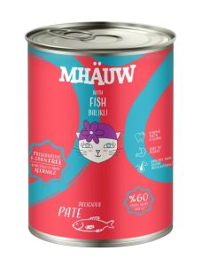 MHAUW CAT CANNED PATE FISH 400 G