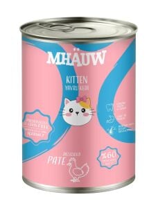 MHAUW CAT CANNED PATE KITTEN CHICKEN 400 G