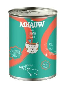 MHAUW CAT CANNED PATE LAMB 400 G