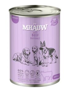 MHAUW DOG CANNED PATE BEEF 400 G