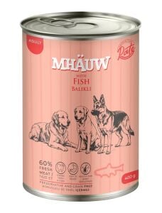 MHAUW DOG CANNED PATE FISH 400 G