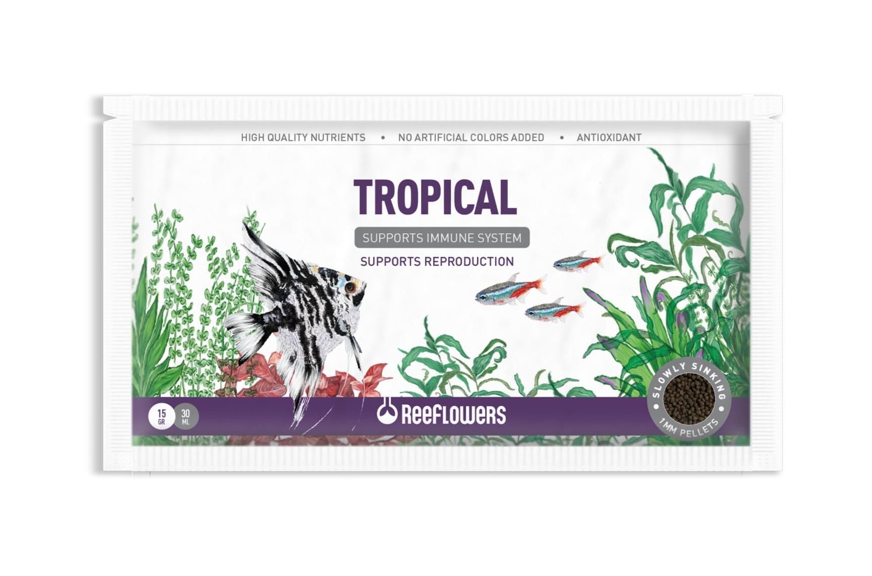 TROPİCAL PELLET 1,0 MM  15 GR X 24