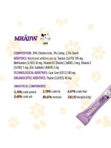 MHAUW LİVER 15 g x 4