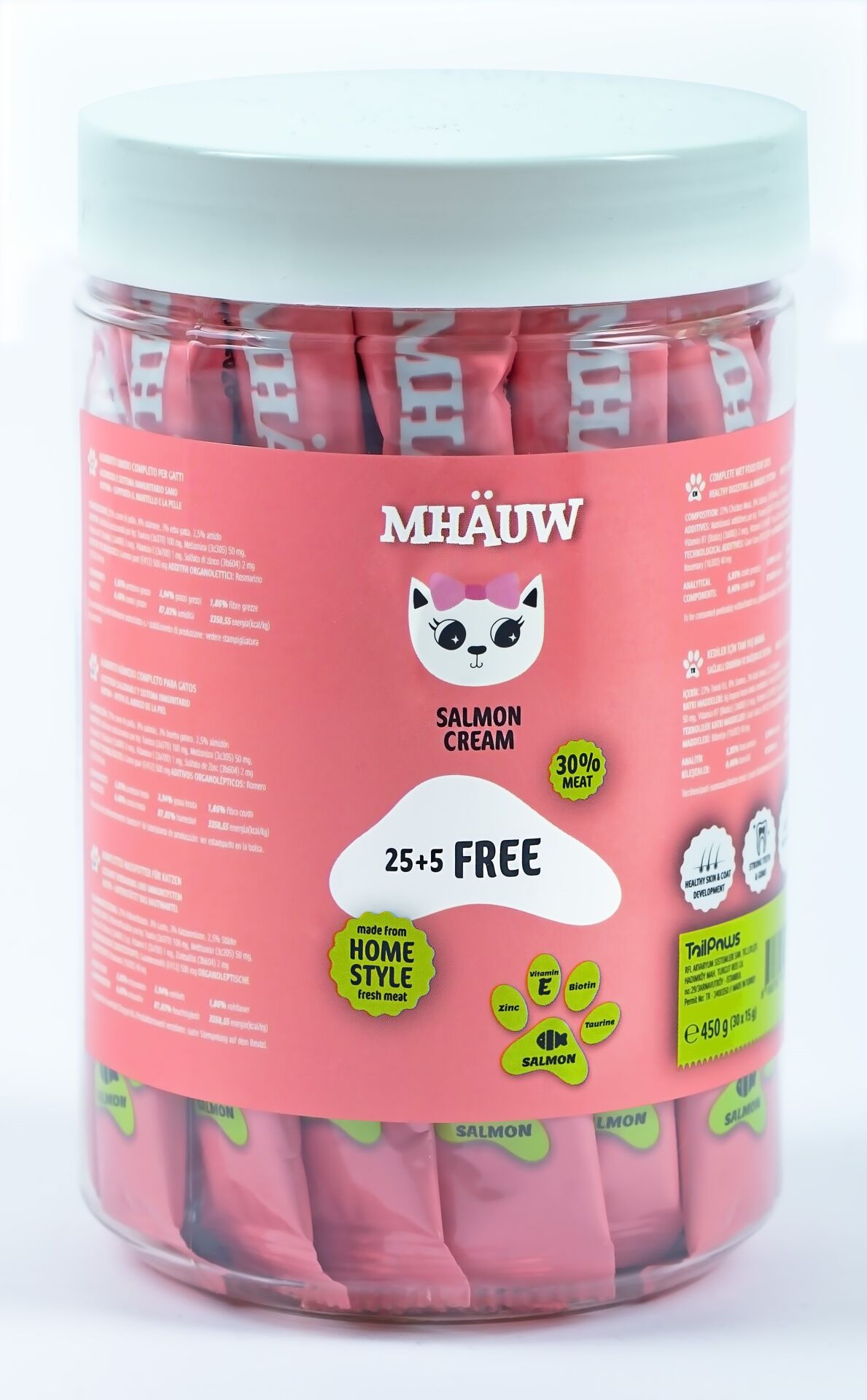 MHAUW SALMON 15 g x 30 (KAVANOZ)