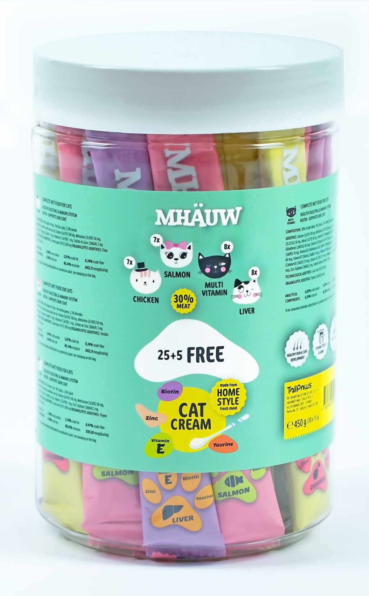 MHAUW MIXED ALL 15 g x 30 (KAVANOZ)