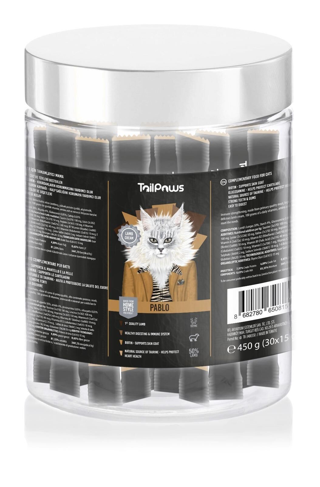 PABLO - HEART 15 g x 30 (KAVANOZ)