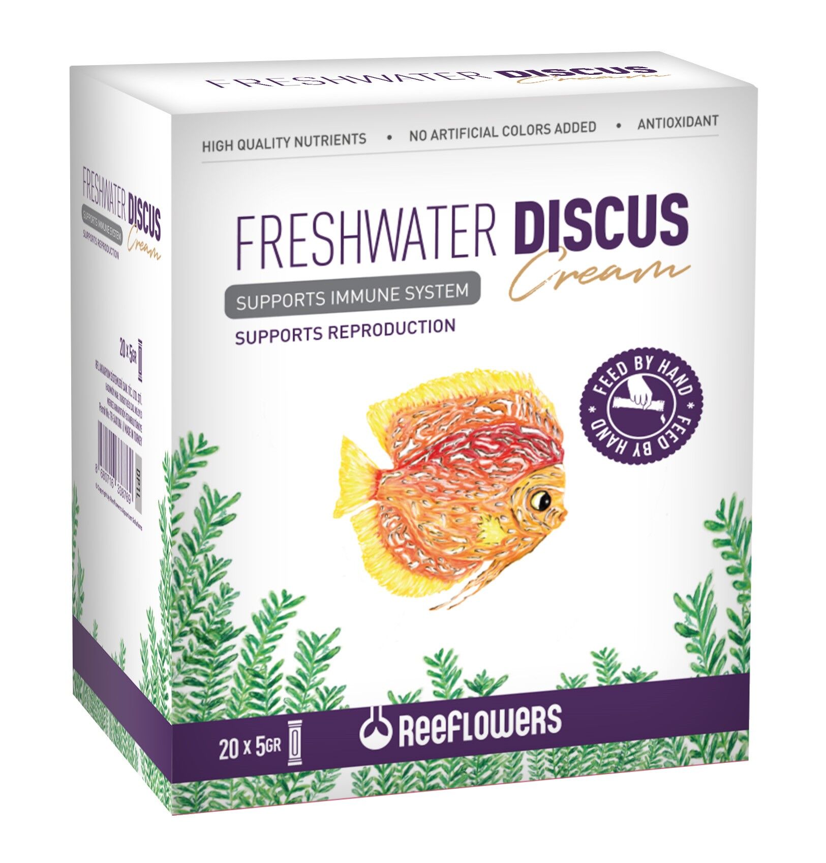 FRESHWATER DISCUS CREAM 5GR X 20